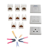 Generic Cabling 110 Module, RJ45 Module, Information Panel, Tools